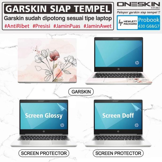 TERMURAH - Garskin Sticker Laptop Keyboard Screen Protector HP ProBook 430 G6 G7