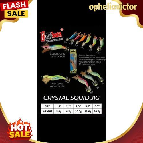 Harga Grosir Squid Jig Ichiban Crystal