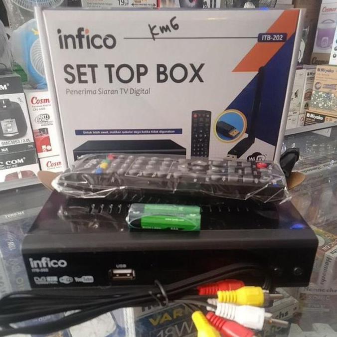 New- STB pioline atlas set top box jaringan tv digital dvb free