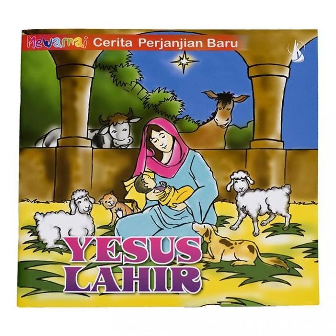 ><><><] Buku Rohani Anak Mewarnai - Yesus Lahir - Buku Cerita Yesus Books