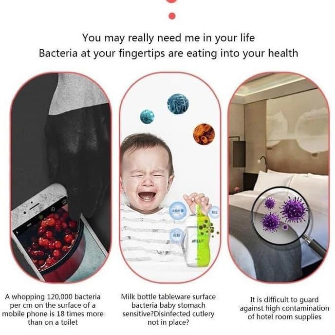 UV-C Sterilizer (Lampu Ultraviolet Desinfektan Bakteri Virus Kuman)
