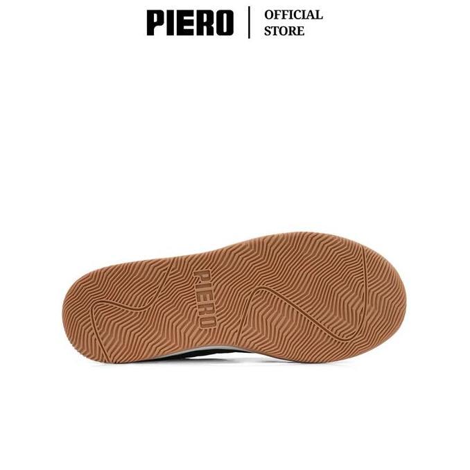 Piero Sepatu Sneakers Pria Dbr Black Raven Gum Pie1000005