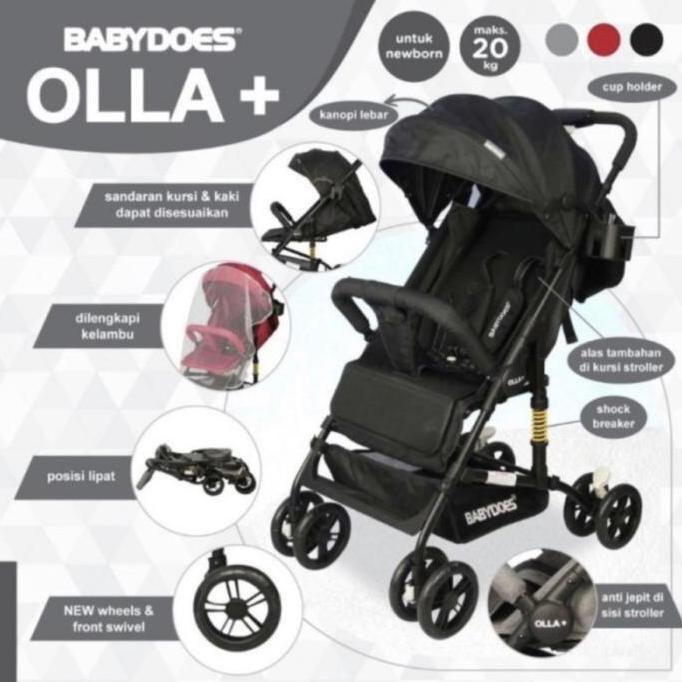 Stroller BabyDoes / Baby Does Olla + / Kereta Dorong Bayi