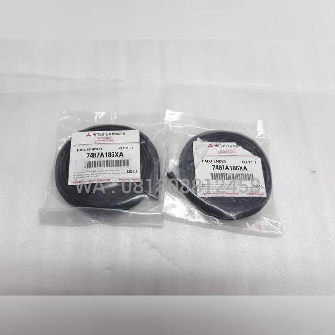 List Pad Karet Fender Overfender Hitam Pajero Sport