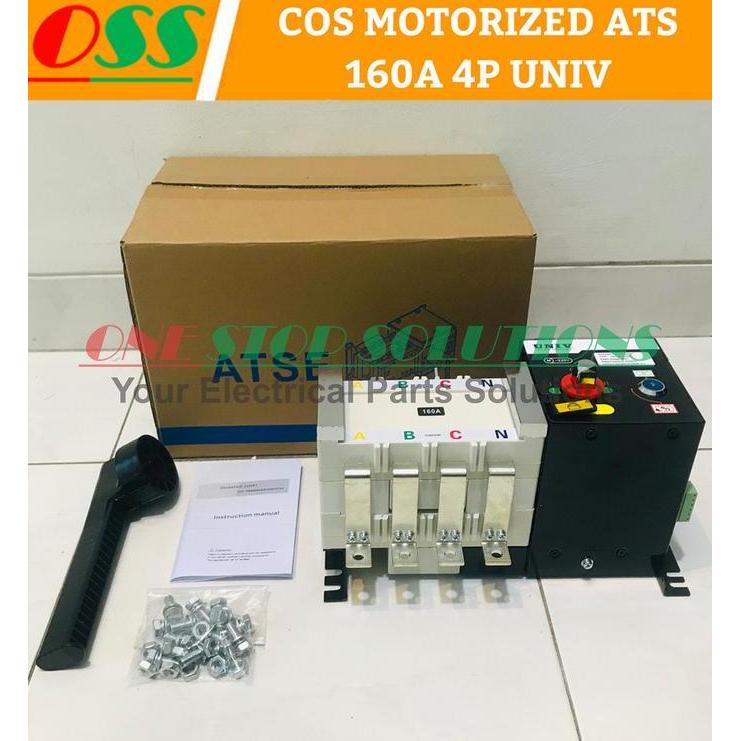 Promo COS MOTORIZED ATS 160A 4P ATS UNIV UNIV-160A UNTUK PANEL ATS AMF Diskon