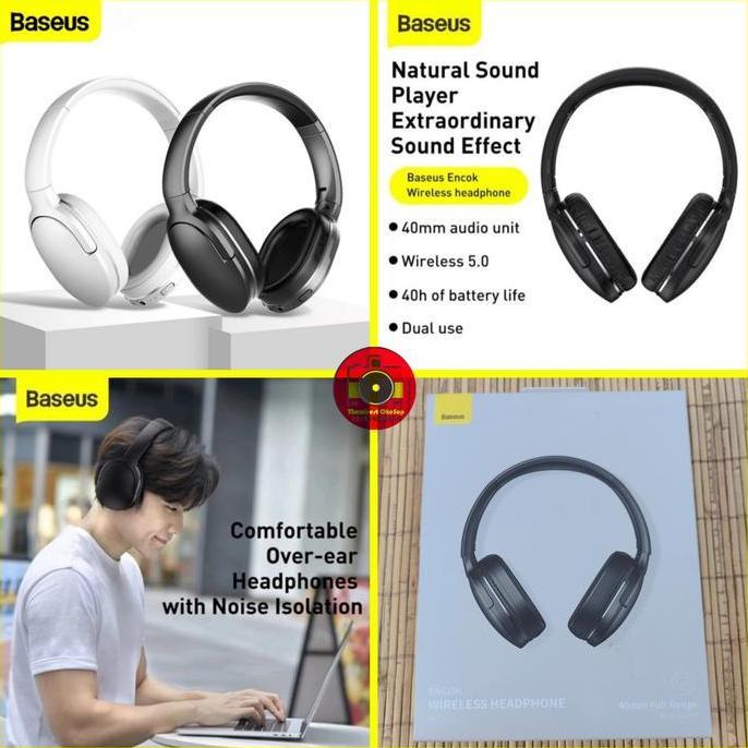 NEW Baseus Encok Wireless Headphone D02 Pro wireless Headset Bluetooth