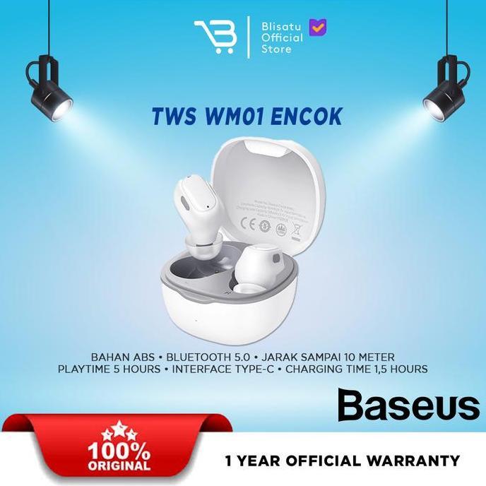 BASEUS Encok True Wireless Earphones WM01 - Bowie