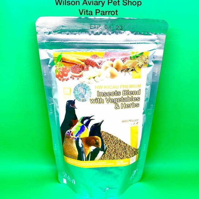 Voer Hw Kicau Premium 220 Gr Makanan Burung Kicau Murai Kacer Hwa Mei