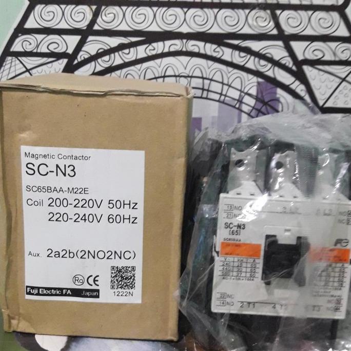 Promo Magnetic Contactor Fuji Electric SC-N3 220V Diskon