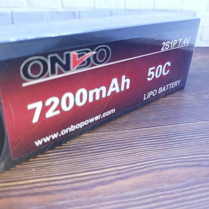Lipo 2S Hardcase 7.4V 7200Mah 50C Onbo Power Untuk Rc Car - Toy, Control, Remote