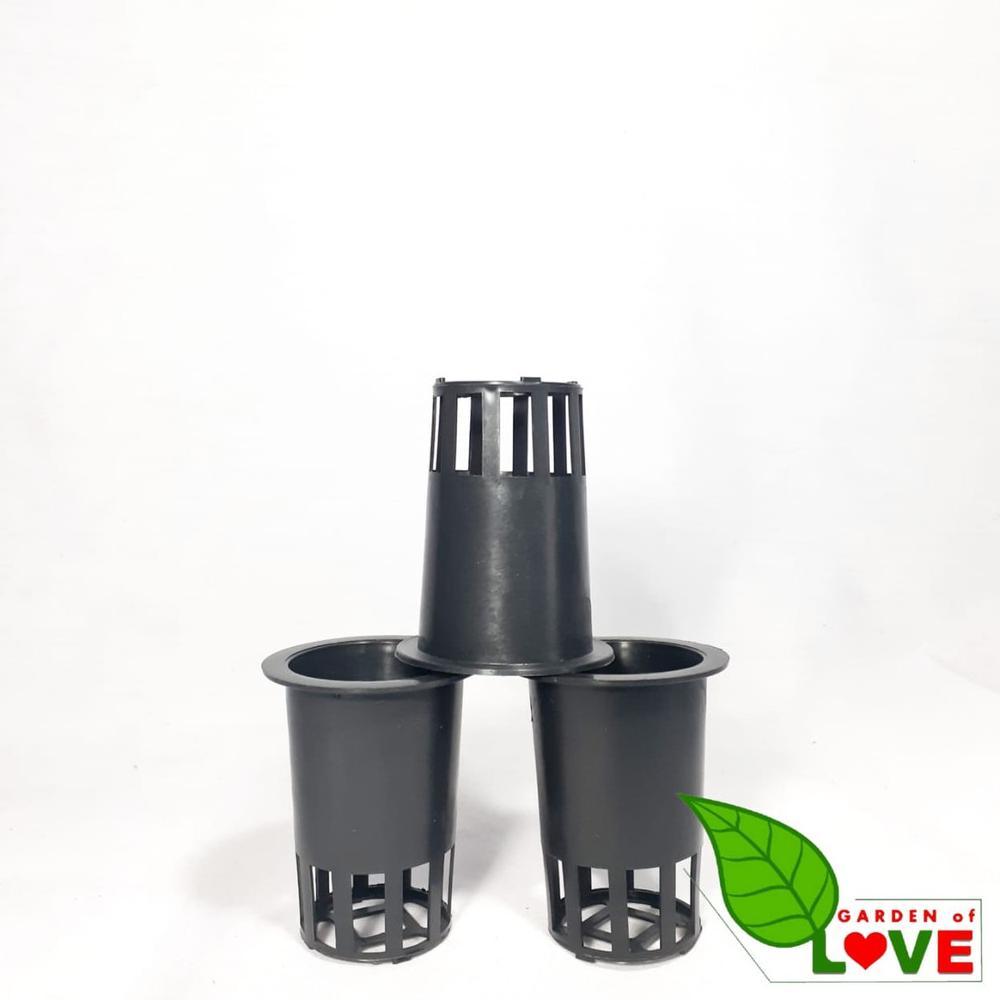 Bisa Cod Ya Kak Netpot 7Cm Tinggi Hitam Diameter 5Cm Tebal - Netpot 7 Cm Hidroponik Grosir Murah - N
