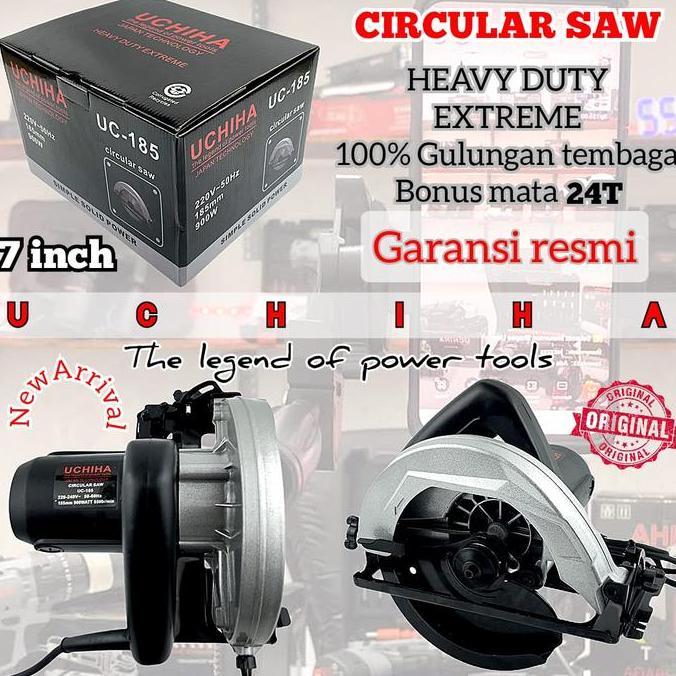 NEW Circular Saw uchiha TYPE UC 185 / Gergaji kayu / Set Gergaji Serbaguna