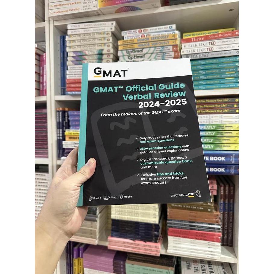 Buku Import Gmat Official Guide Verbal Review 2024-2025 (Original Paperback)