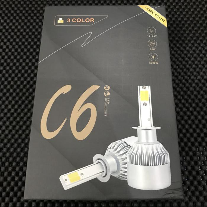 Bohlam Led Mobil C6 H7 3 Warna 3000K , 4300K , 6000K New Best Quality 100% Original