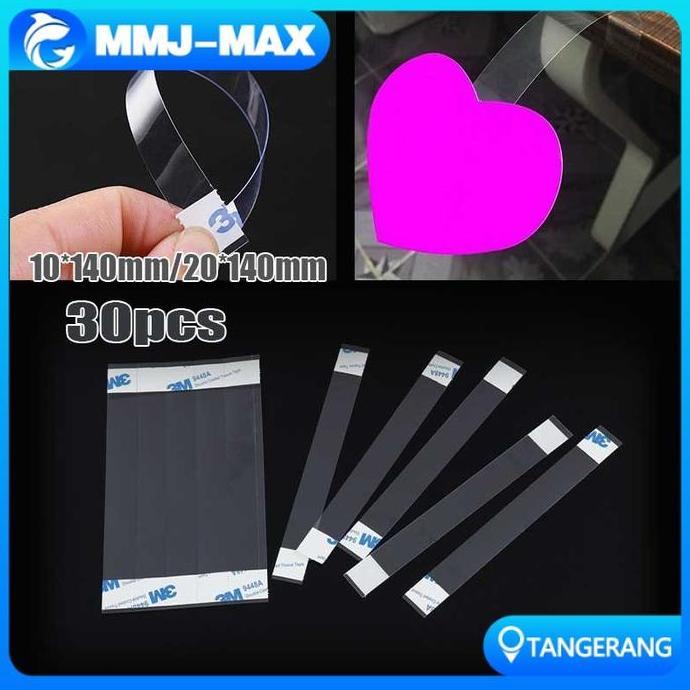 GALGALI 30pcs Wobbler Promosi Mika Label Harga Mika Mika Display Promo Card Mika Label Harga Rak Tok