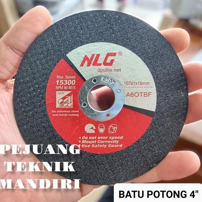BEAM BATU GERINDA POTONG BESI 4" X 1MM / BATU GURINDA POTONG 4INCH NLG