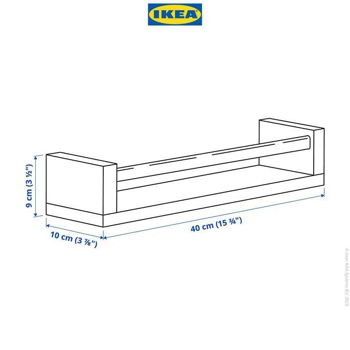 IKEA BEKVAM Rak Dinding Serbaguna Bahan Kayu Penyimpanan