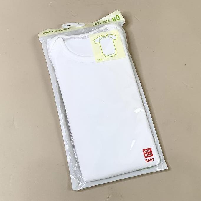 New- UNIQLO Baby Tshirt Newborn Baju Bayi Lengan Terusan Cotton Original