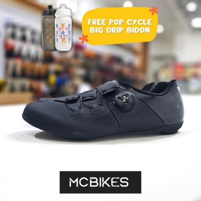 Sepatu Sepeda Shimano Road Bike Shoes Sh-Rc302 Wide - Black