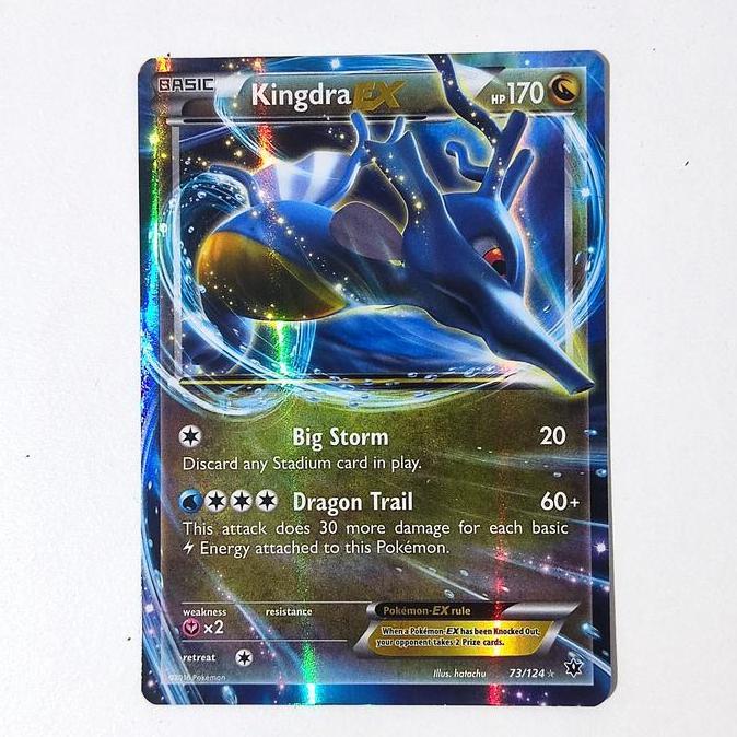 Kingdra EX 73/124 - XY: Fates Collide Holo Pokemon Card English TCG TERBATAS