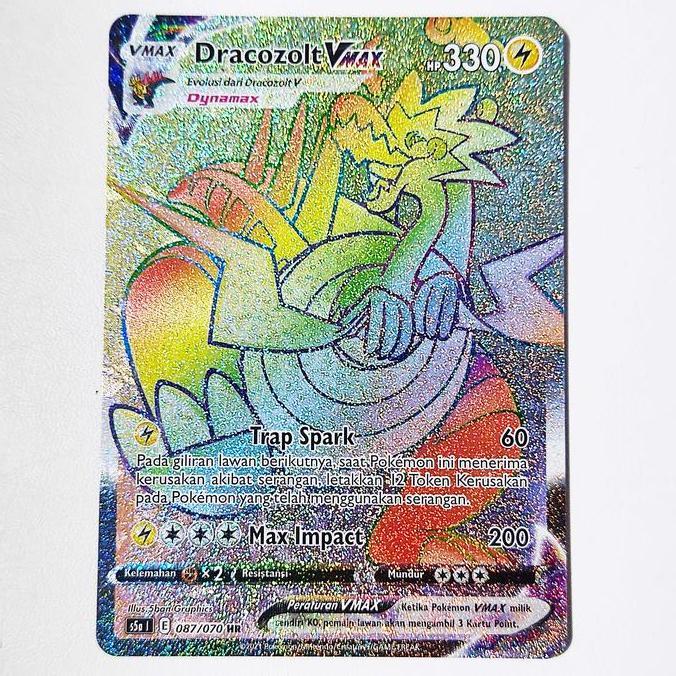 Dracozolt VMAX HR 087/070 S5a - Kartu Pokemon Indonesia HARGA KHUSUS
