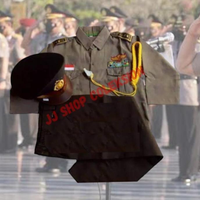 Baju polisi paud-TK-SD baju polisi cilik baju polisi anak baju karnaval polisi anak