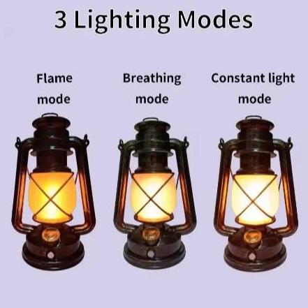 Lentera Jadul Lampu Led Lentera Gantung Hias Cafe Resto Camping Retro Klasik Antik