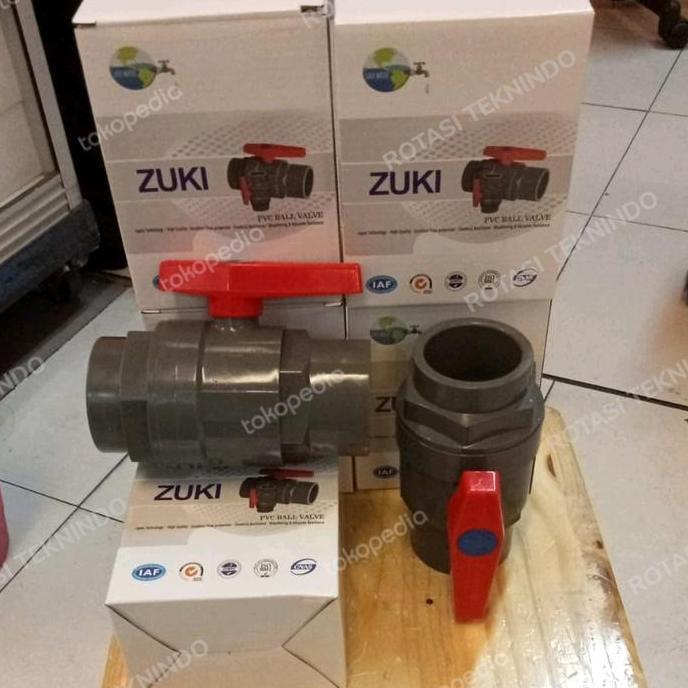 Stop Kran Ball Valve Pvc 4" Inch / Kran Air Terbaik