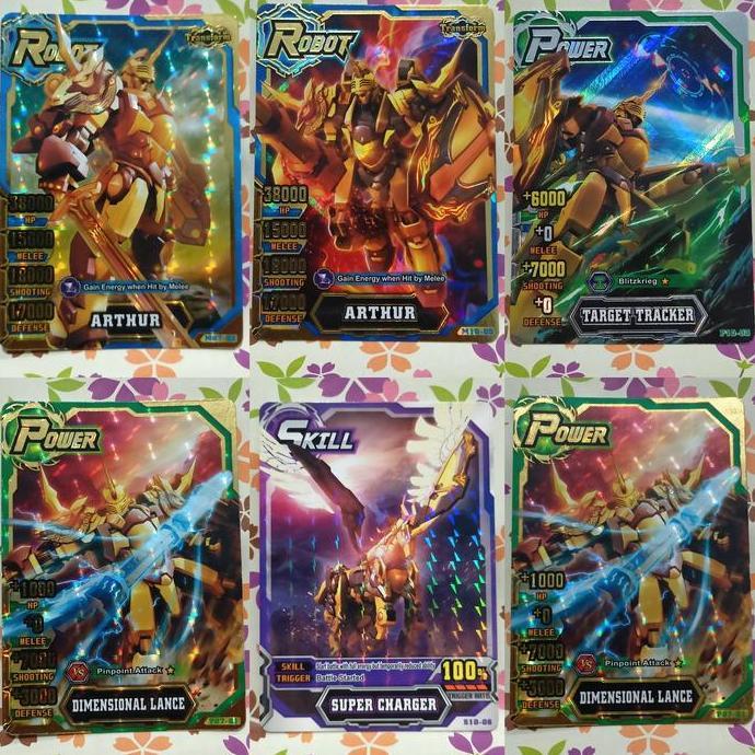 hero of robots gold arthur ( TRANSFORM ) robot / power / skill TERBAIK