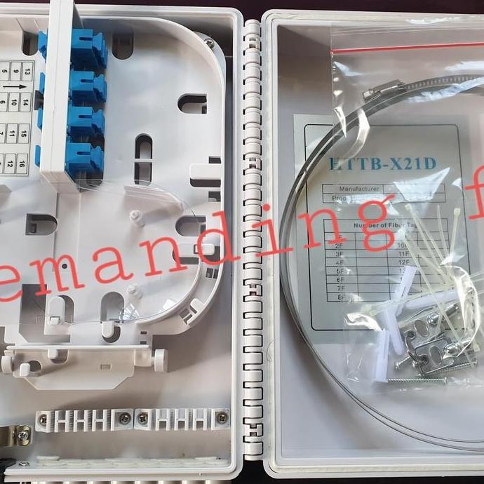 Odp Pole odp pb SIEGES double lock 16' lengkap 9 adapter fiber optic