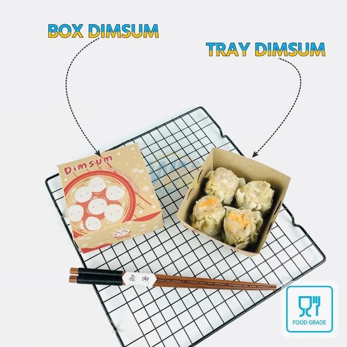 New- Dus Box Dimsum Laminasi  / Kotak Dimsum / Lunch Box XS / Dus Dimsum / Paper Lunch Box S / Dus D