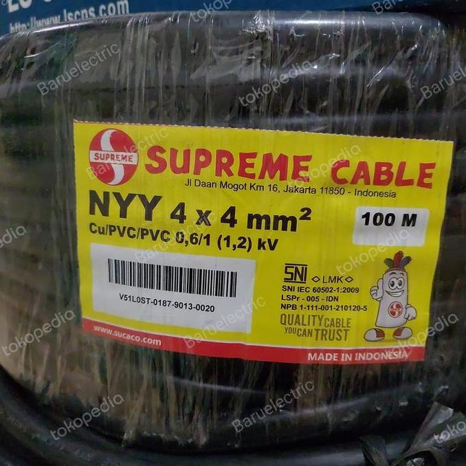 Promo Kabel NYY 4x4 Supreme @50/Nyy 4x4 Supreme 50meter Diskon