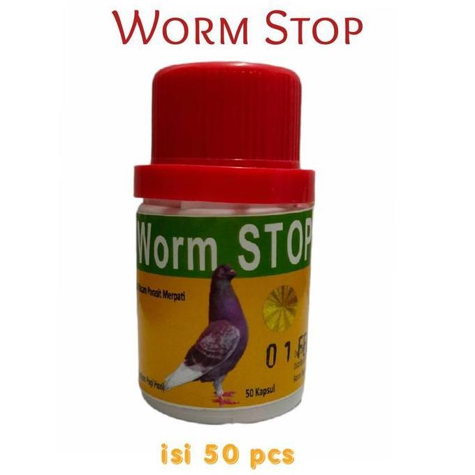 Obat Cacing Khusus Merpati Baron Worm Stop Isi 50
