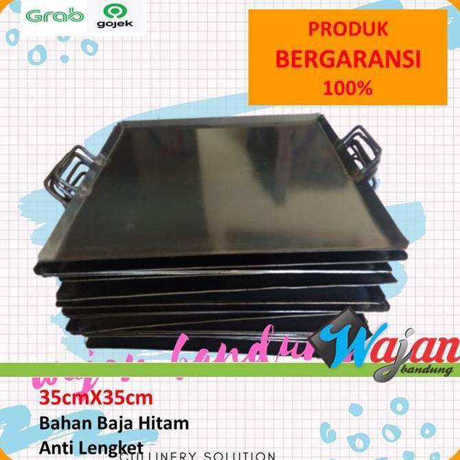 BEBAS ONGKIR - Alat pemanggang Wajan Roti Bakar dan sosis bakar Baja Bandung Surabaya Kediri Yogyaka