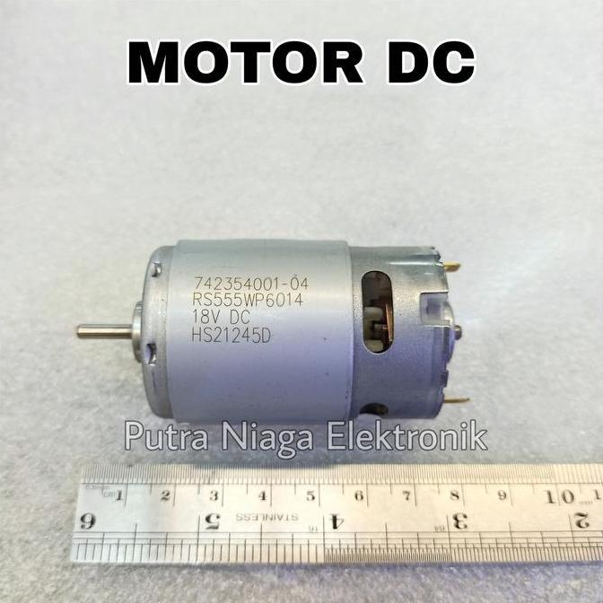 Motor DC RS555 Dinamo RS 555 High Speed Torque Bor DC ( 12V - 18V )