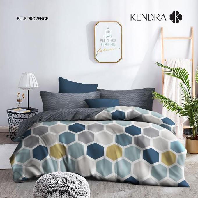 HARGA DISC - USHOP Kendra Sprei Modern 140x200 Tinggi 30CM Motif Bahan Microtex Disperse Halus Lembu