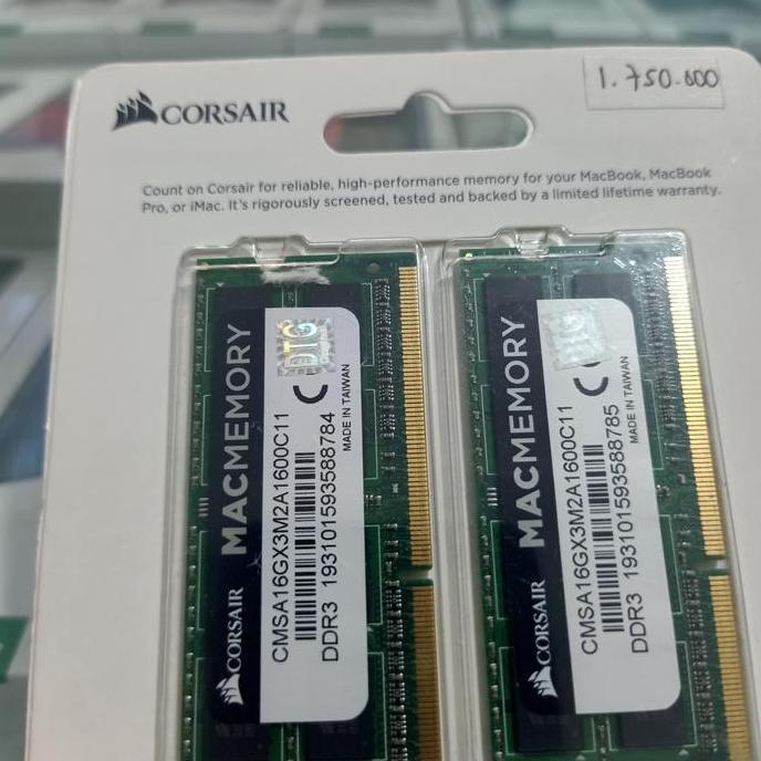 Sale Corsair Apple Mac 16 Gb 16Gb 1600Mhz Macbook Pro Imac Mmory