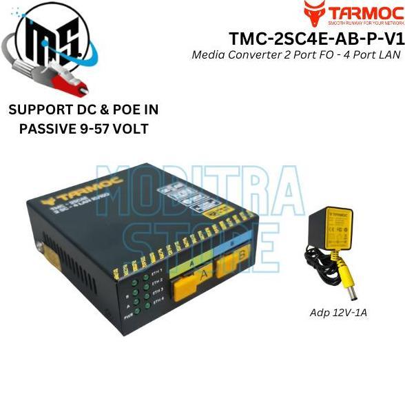 Media Converter 2 FO 4 LAN | 2FO 4LAN | 2 Port FO 4 Port LAN