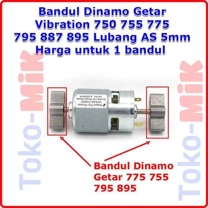 Bandul Pendulum Dinamo DC Motor Getar Vibrate Vibration 750 755 775 795 887 895 AS diameter 5mm Peng