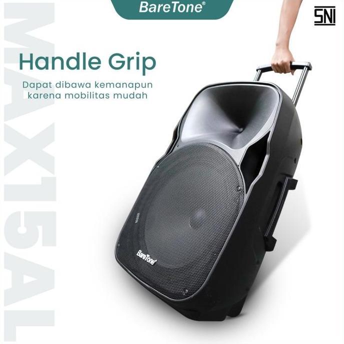 SPEAKER PORTABLE BARETONE MAX15AL MAX 15AL MAX 15 AL MAX15 AL ORIGINAL