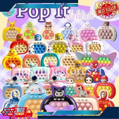 Gradeori Game Console Pop It Elektrik Electronic Elektronik Electric Fidget/Pop It Elektronik Mainan