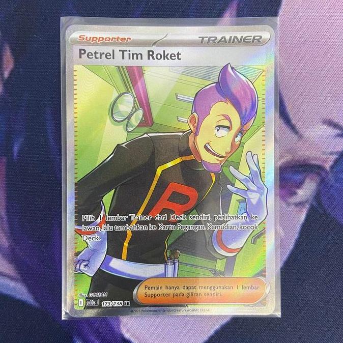 pokemon (ID) petrel tim roket - SV10s 173/138 - SR MURAH