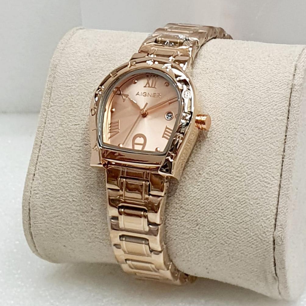 Jam Tangan Wanita Aigner Ravenna Rantai Date Aktif Jam Tangan