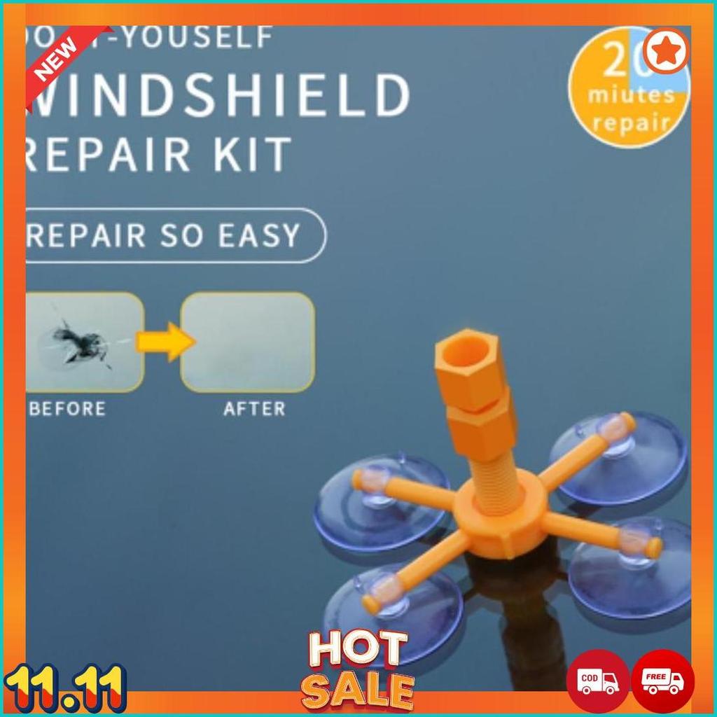 Windshield Repair Kit - Lem Penghilang Retak Kaca Mobil Cod  [A6]