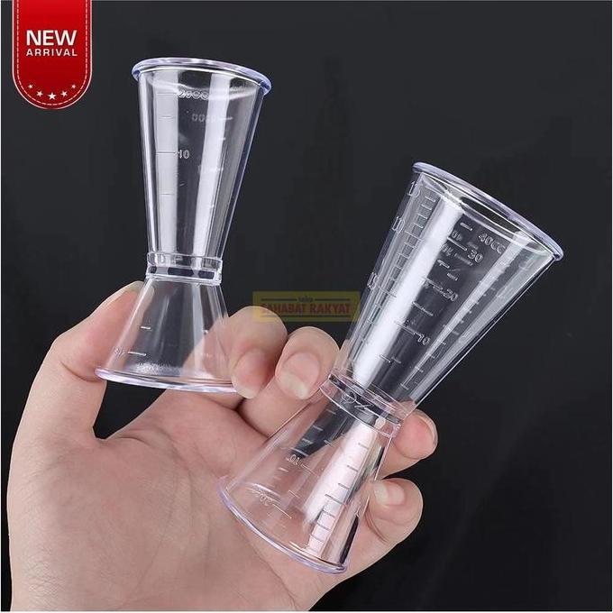 Gelas Takar / Jigger / Gelas Takar Barista Bartender / Gelas Takar MInuman Acrylic & Stainless