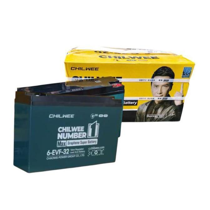 Aki Selis Baterai Bajaj Selis CHILWEE 12V 32Ah Aki Sepeda Listrik Batre Aki Motor Listrik 12 Volt 32