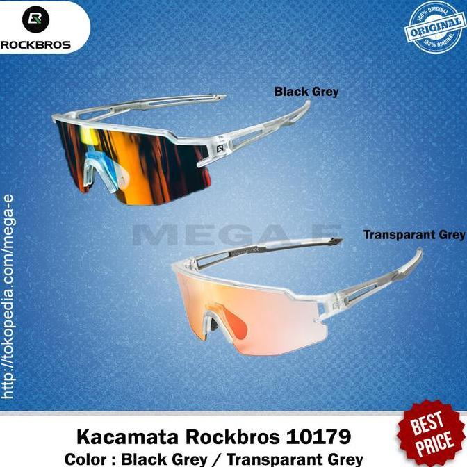 Kacamata Sepeda Rockbros 10179 Sport Gowes Cycling Sunglases Polarized