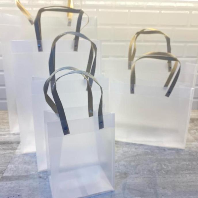 6PCS KANTONG MIKA DOFF / TAS BINGKISAN LEBARAN / HAMPERS LEBARAN / PARCEL LEBARAN / KANTONG SNACK / 