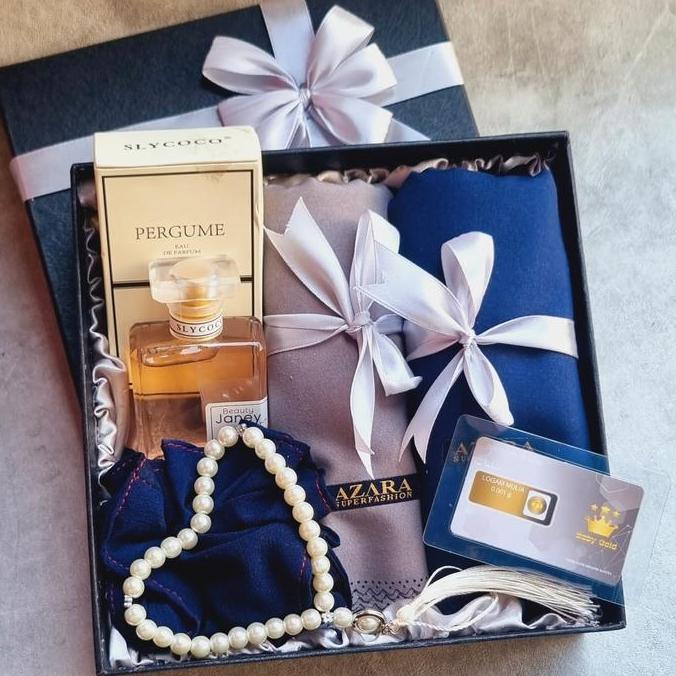 hampers emas mini / kado hijab / hadiah cewek