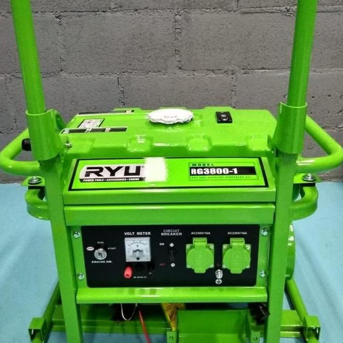 Terlaris Genset Ryu Rg 3800 Output 2500Watt/Genset Ryu Rg 3800 Output 2500Watt